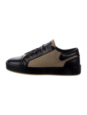 Giuseppe Zanotti Leather Colorblock Pattern Sneakers