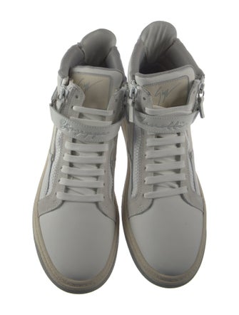 Giuseppe Zanotti Spike Accents Leather Sneakers
