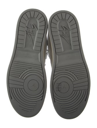 Giuseppe Zanotti Spike Accents Leather Sneakers