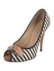 Giuseppe Zanotti Canvas Striped Pumps