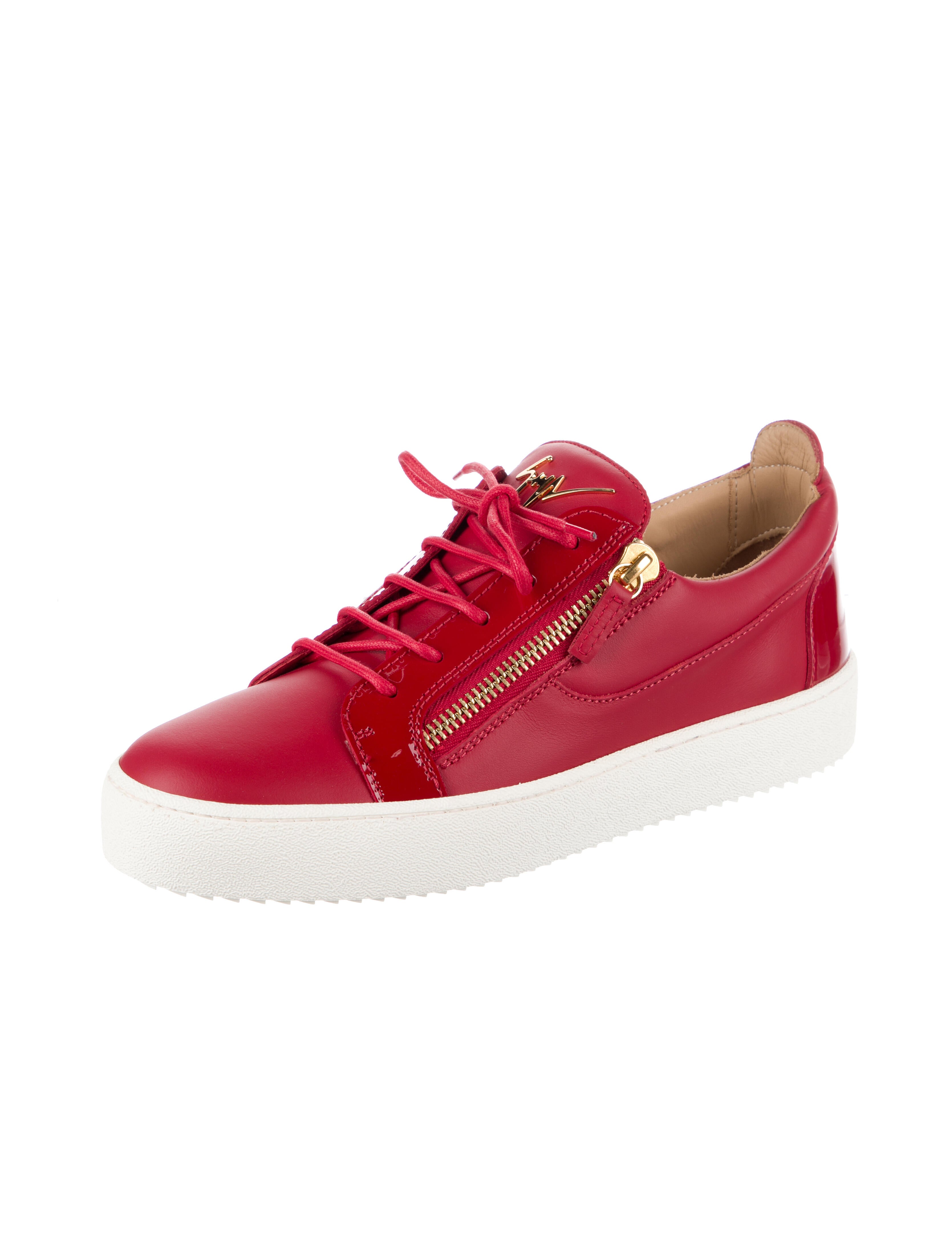 Giuseppe Zanotti Patent Leather Sneakers w/ Tags