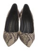 Giuseppe Zanotti Leather Animal Print Pumps
