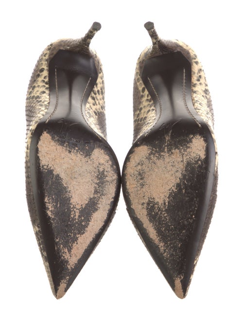 Giuseppe Zanotti Leather Animal Print Pumps