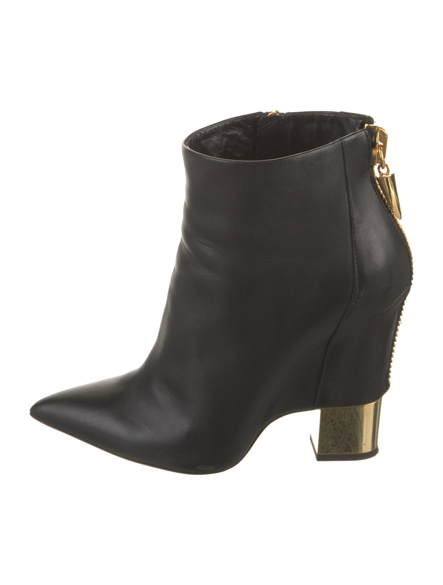 Giuseppe Zanotti Leather Colorblock Pattern Boots