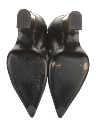 Giuseppe Zanotti Leather Colorblock Pattern Boots