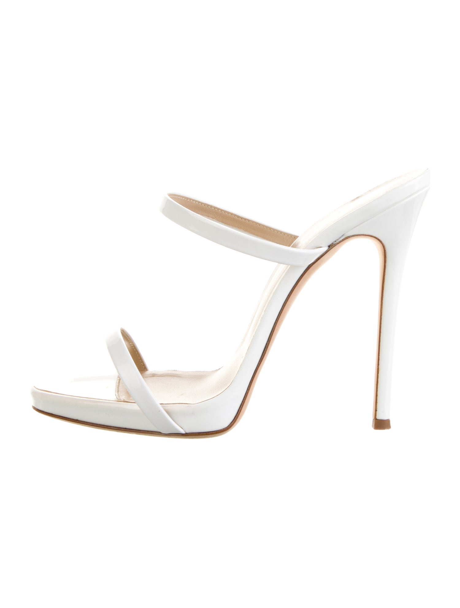 Giuseppe Zanotti Patent Leather Slides