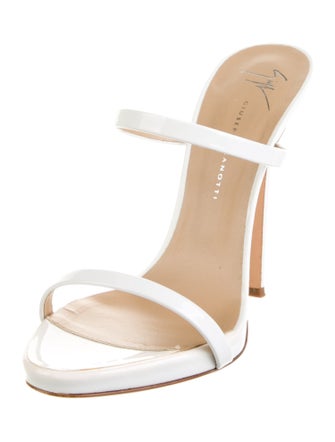 Giuseppe Zanotti Patent Leather Slides