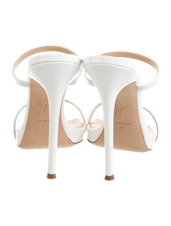 Giuseppe Zanotti Patent Leather Slides