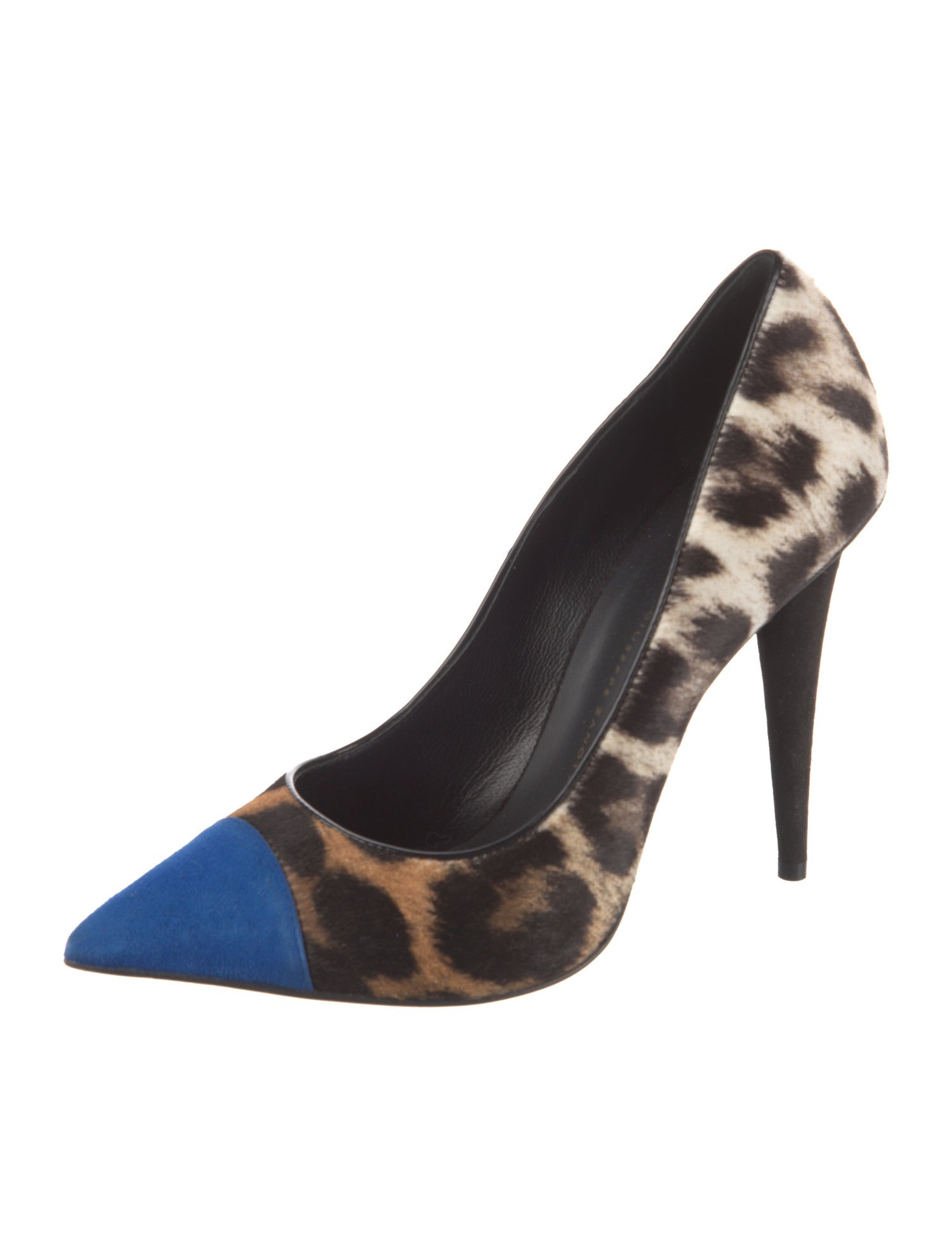 Giuseppe Zanotti Ponyhair Animal Print Pumps