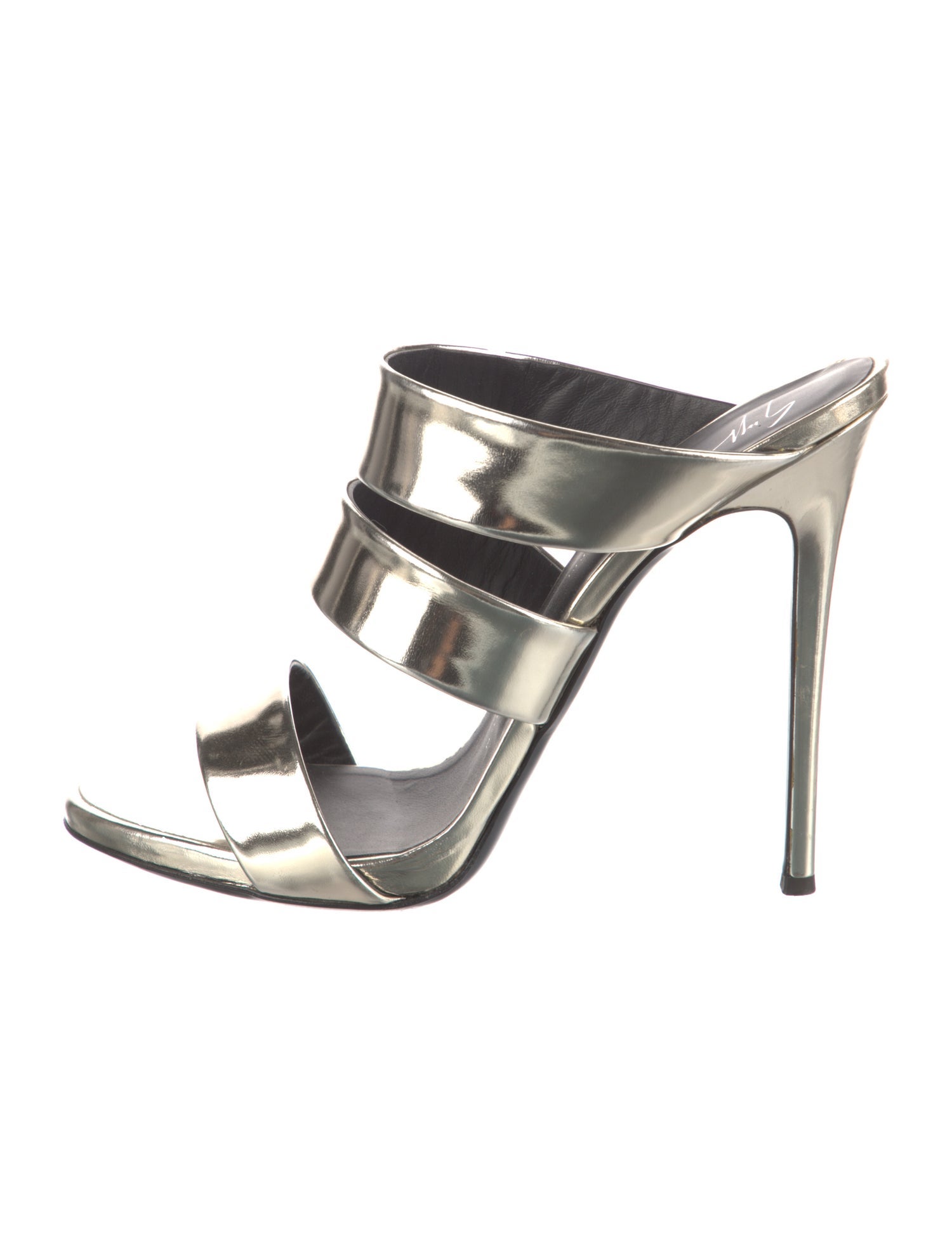 Giuseppe Zanotti Patent Leather Slides