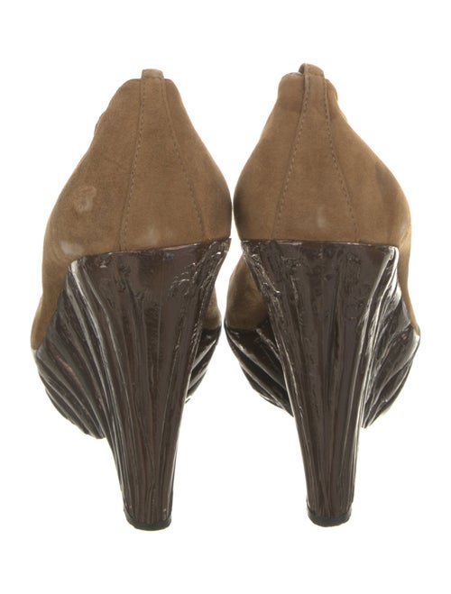 Giuseppe Zanotti Suede Colorblock Pattern Pumps