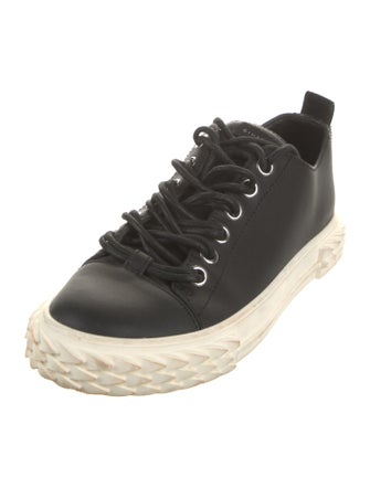 Giuseppe Zanotti Leather Colorblock Pattern Sneakers