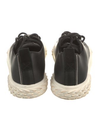 Giuseppe Zanotti Leather Colorblock Pattern Sneakers