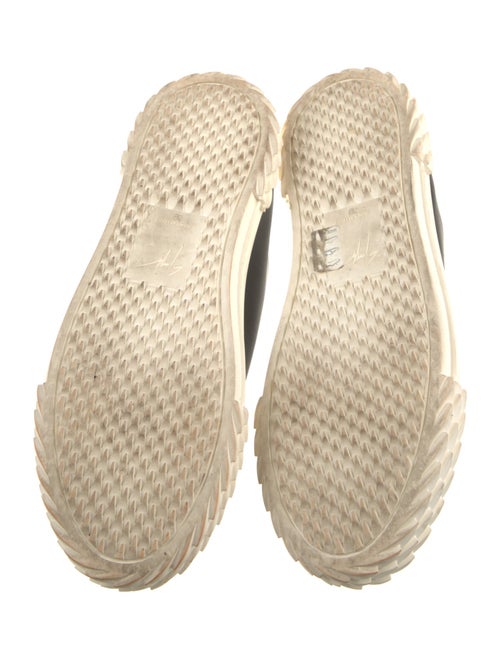 Giuseppe Zanotti Leather Colorblock Pattern Sneakers