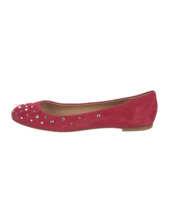 Giuseppe Zanotti Suede Ballet Flats