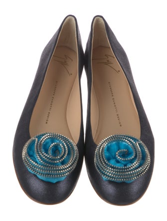 Giuseppe Zanotti Leather Flats