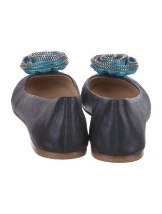 Giuseppe Zanotti Leather Flats