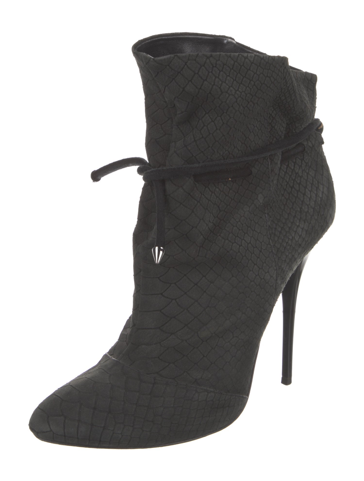 Giuseppe Zanotti Leather Lace-Up Boots