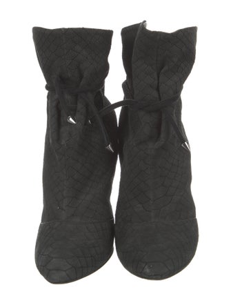 Giuseppe Zanotti Leather Lace-Up Boots