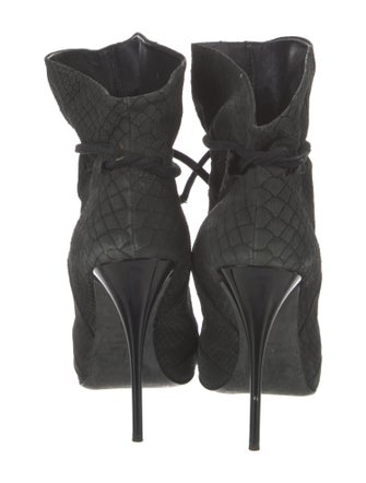 Giuseppe Zanotti Leather Lace-Up Boots