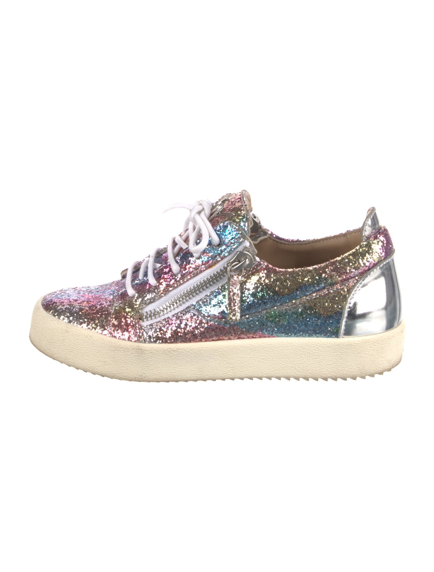 Giuseppe Zanotti Glitter Printed Sneakers