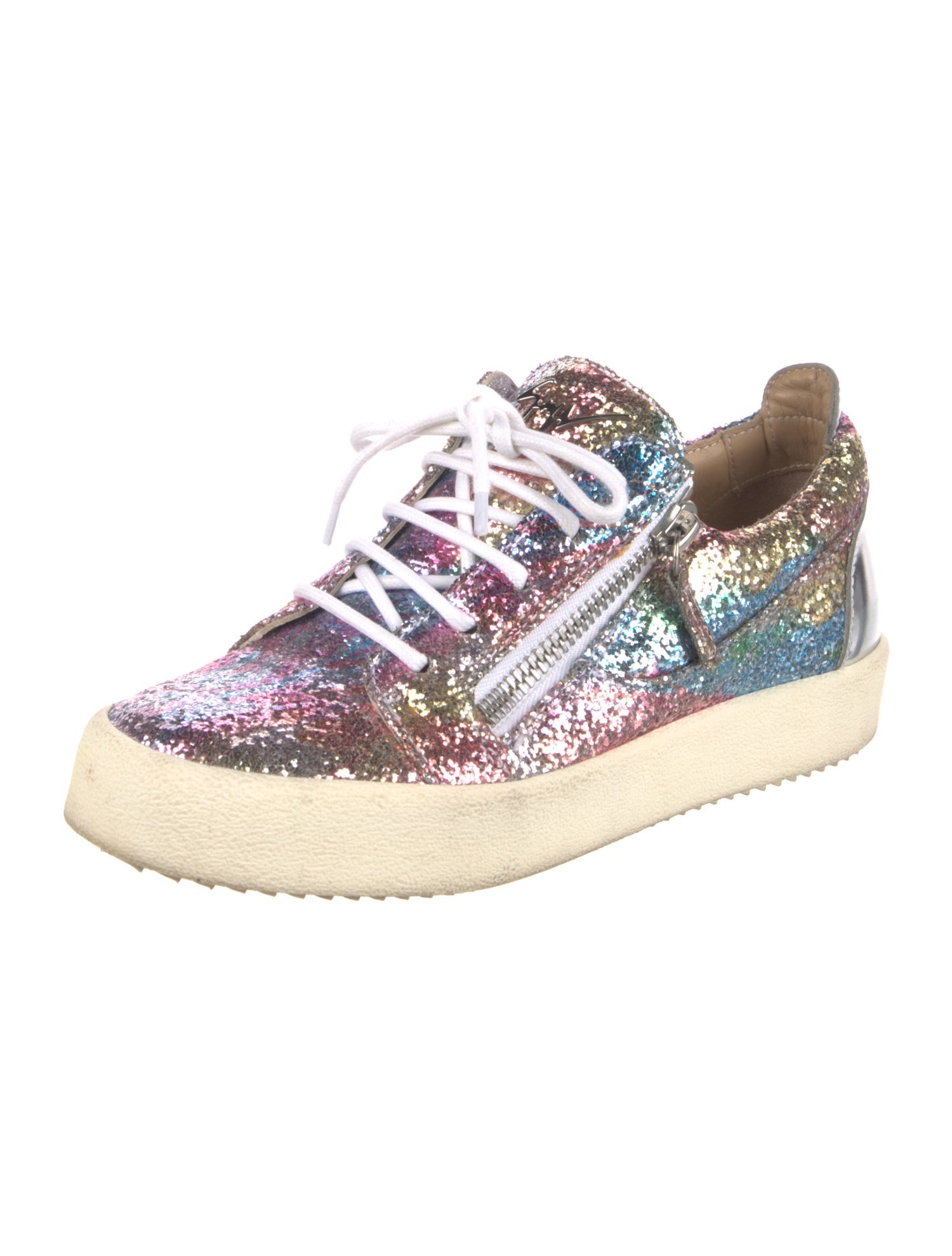 Giuseppe Zanotti Glitter Printed Sneakers