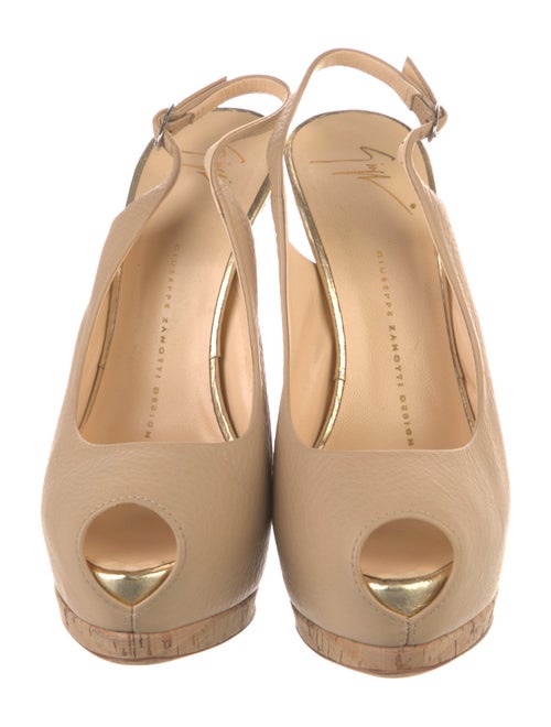 Giuseppe Zanotti Leather Slingback Pumps