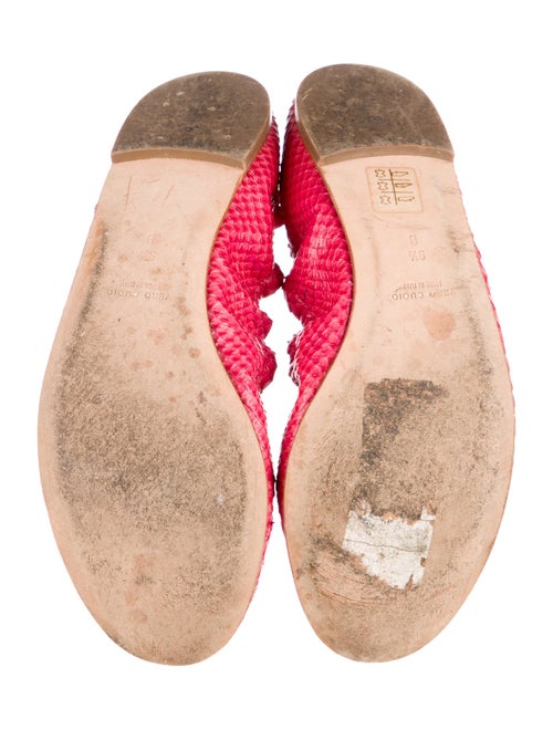 Giuseppe Zanotti Snakeskin Animal Print Ballet Flats