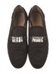 Giuseppe Zanotti Suede Crystal Embellishments Loafers