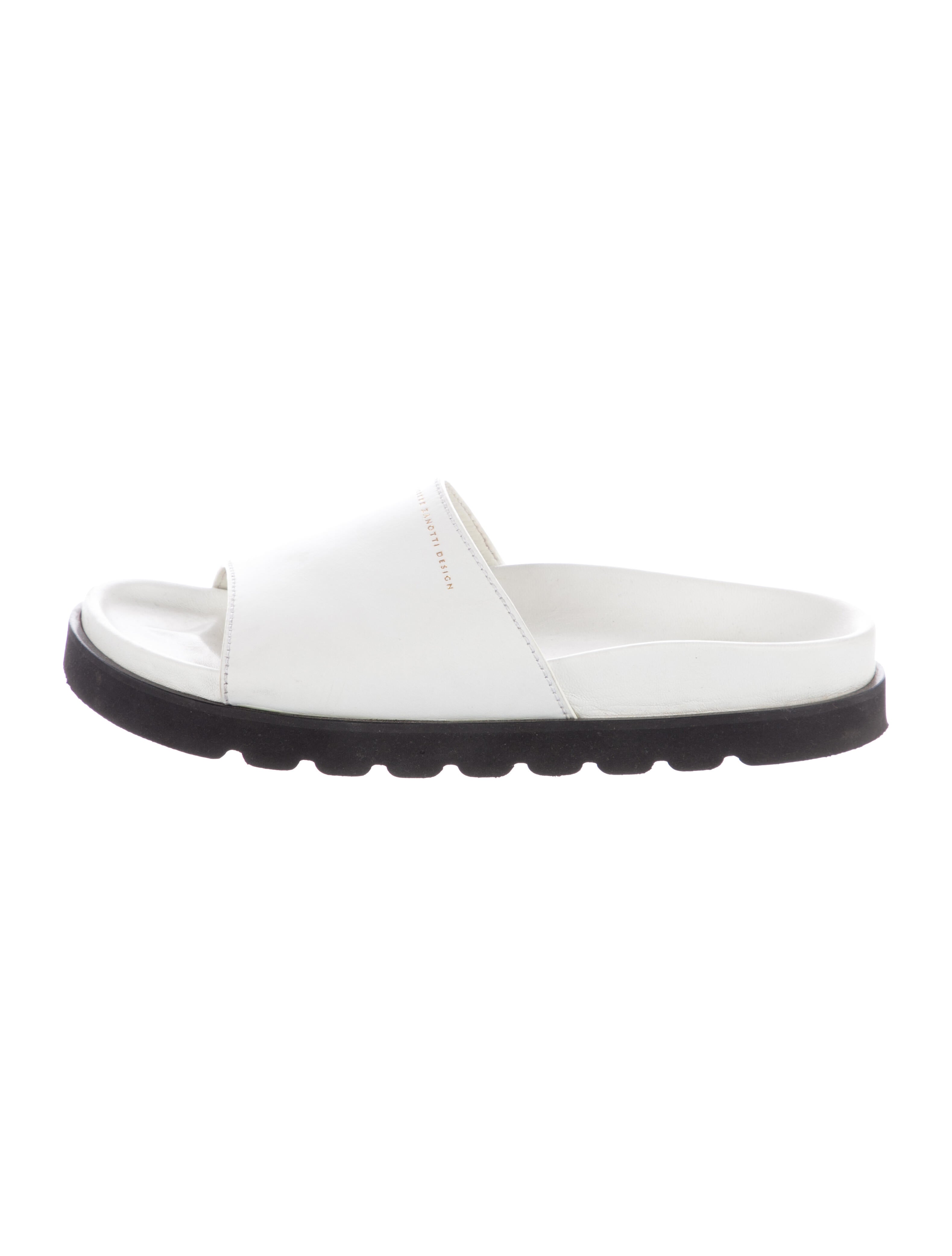 Giuseppe Zanotti Leather Slides