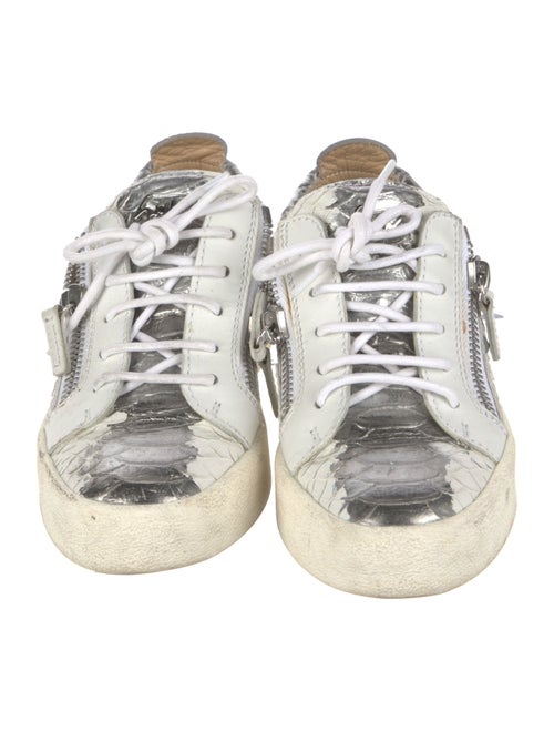 Giuseppe Zanotti Embossed Leather Sneakers
