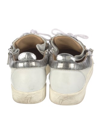 Giuseppe Zanotti Embossed Leather Sneakers