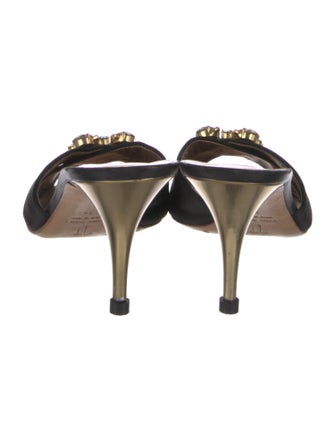 Giuseppe Zanotti Leather Slides