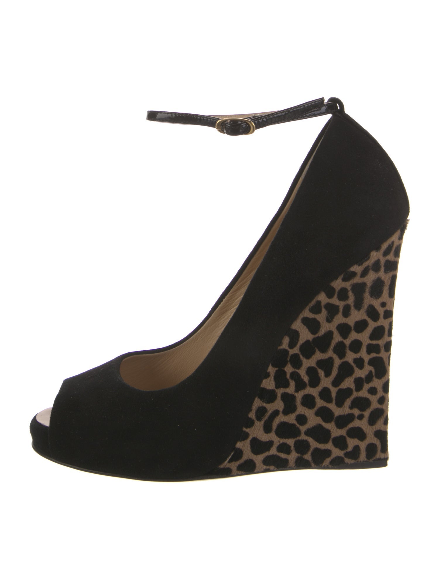Giuseppe Zanotti Suede Animal Print Pumps