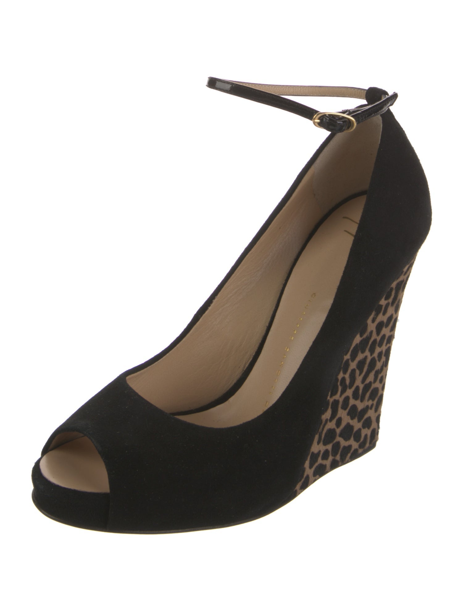 Giuseppe Zanotti Suede Animal Print Pumps