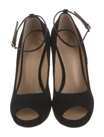 Giuseppe Zanotti Suede Animal Print Pumps