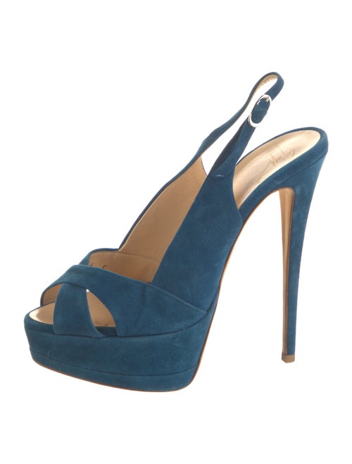 Giuseppe Zanotti Suede Slingback Pumps