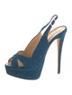 Giuseppe Zanotti Suede Slingback Pumps