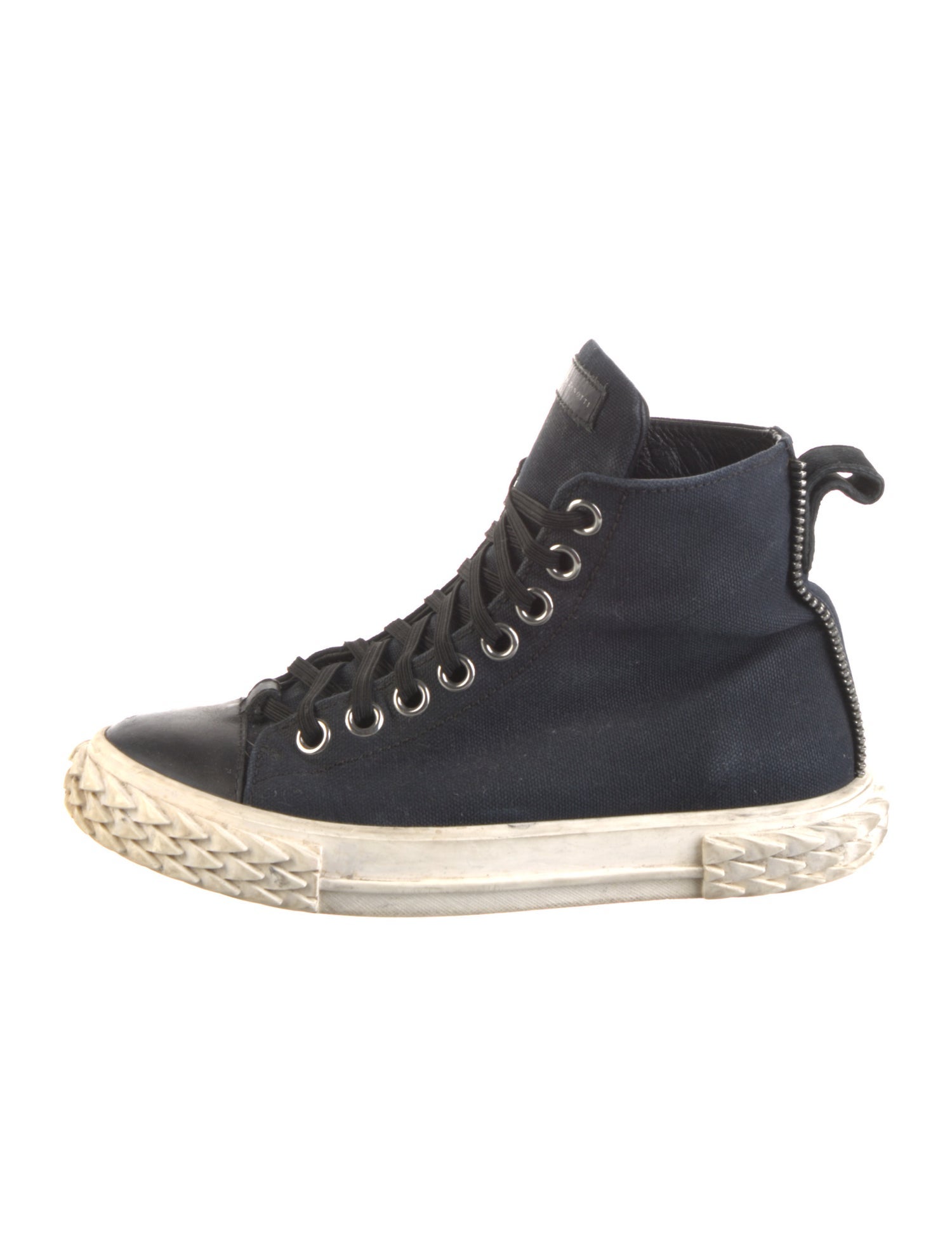 Giuseppe Zanotti Canvas Lace-Up Boots