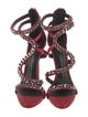 Giuseppe Zanotti Leather Chain-Link Accents Sandals