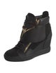 Giuseppe Zanotti Leather Wedge Sneakers
