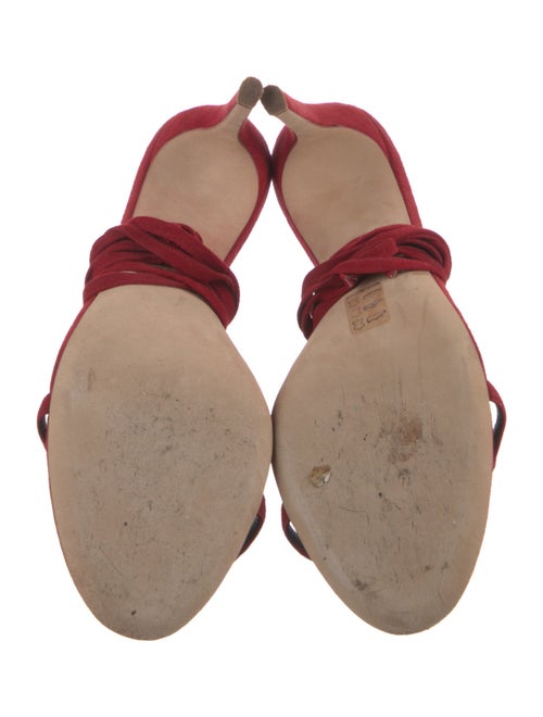 Giuseppe Zanotti Suede Crystal Embellishments Sandals