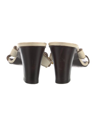 Giuseppe Zanotti Leather Crystal Embellishments Slides