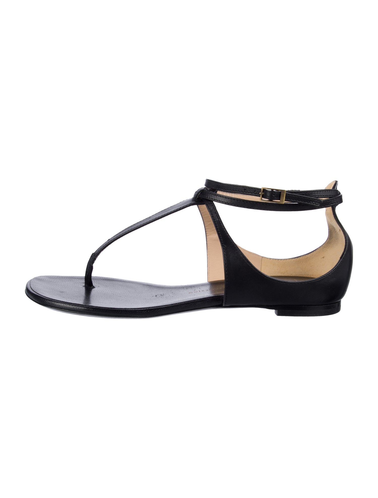 Giuseppe Zanotti Leather T-Strap Sandals