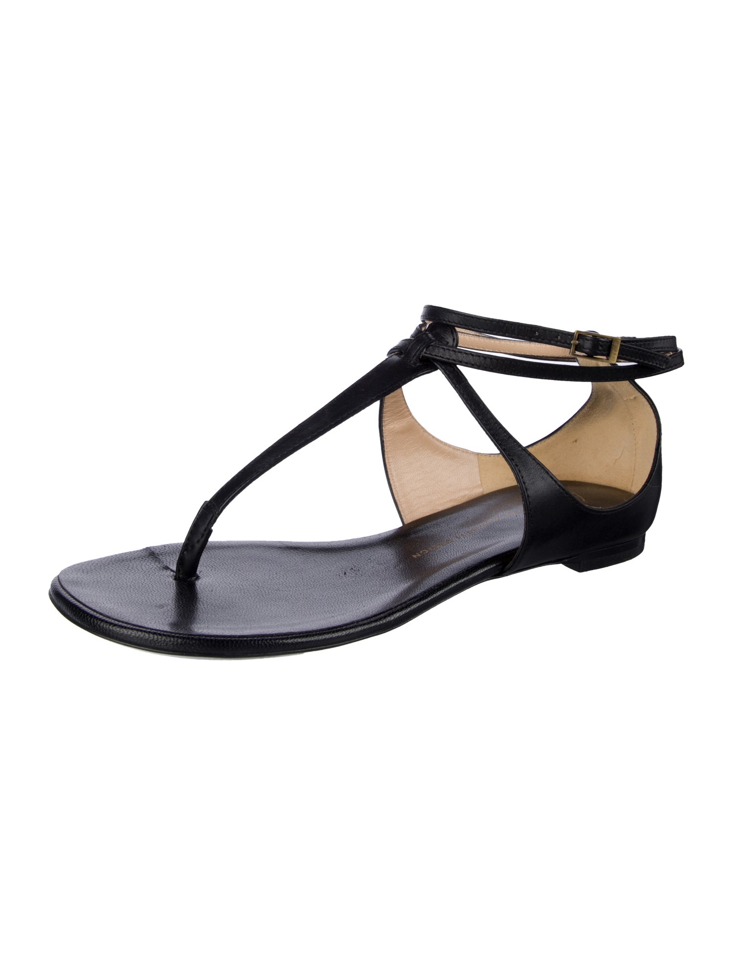 Giuseppe Zanotti Leather T-Strap Sandals