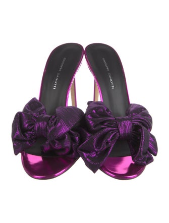 Giuseppe Zanotti Patent Leather Slides