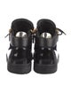 Giuseppe Zanotti Patent Leather Leather Trim Embellishment Lace-Up Boots