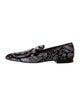 Versace Velvet Patterned Loafers