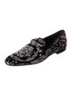 Versace Velvet Patterned Loafers