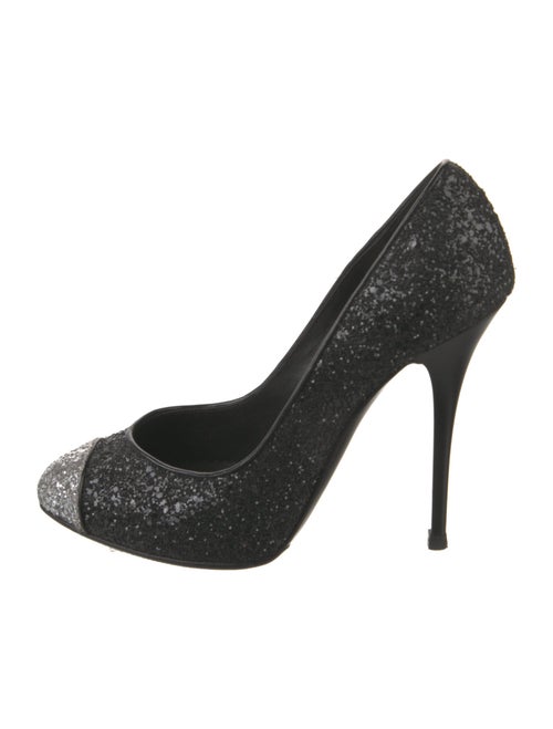 Giuseppe Zanotti Glitter Colorblock Pattern Pumps